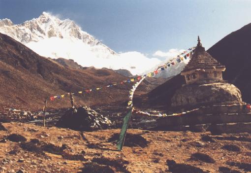 Der Stupa von Dingboche