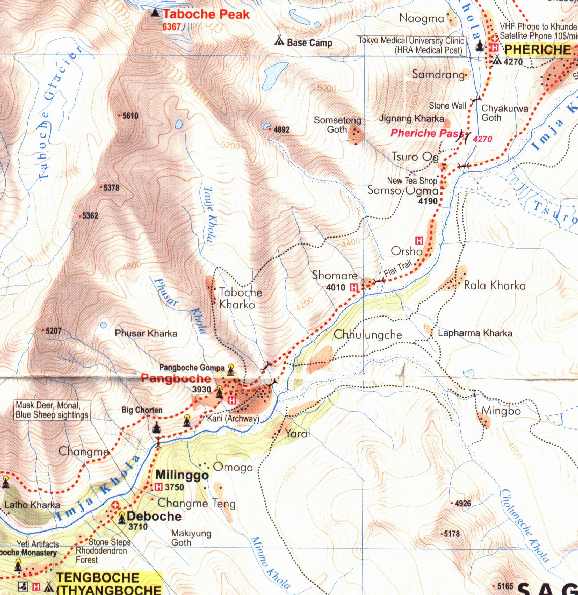 Von Tengboche nach Pheriche
